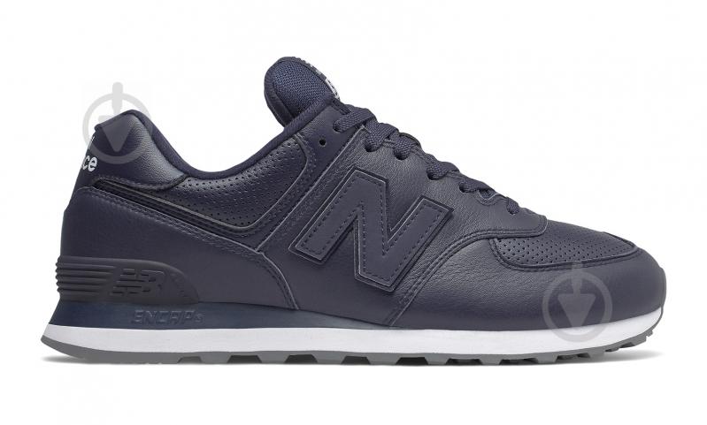 Кросівки чоловічі зимові New Balance ML574SNU р.40,5 сині - фото 1