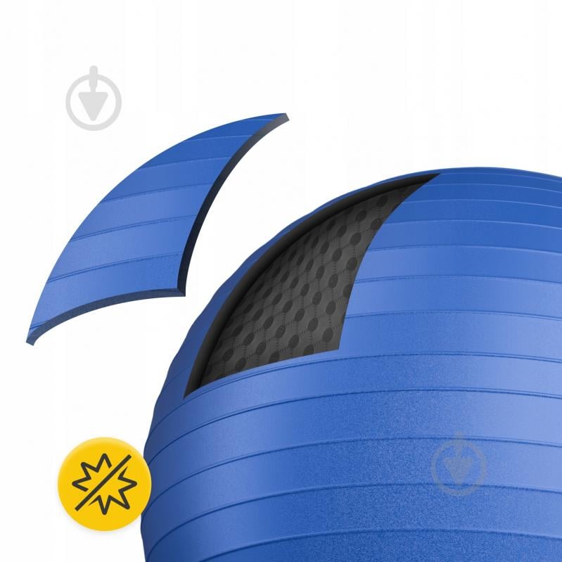 Фітбол 4fizjo Anti-Burst Blue d85 см P-5907739316400 - фото 10 Фітбол 4fizjo Anti-Burst Blue d85 см P-5907739316400 - фото 10