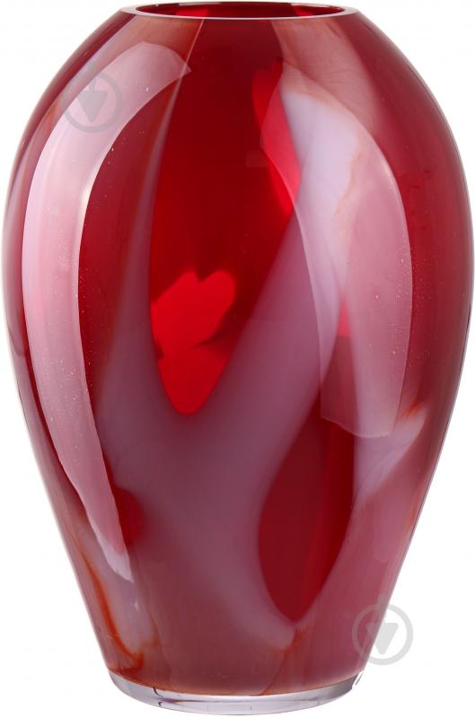Ваза Watra Flame 30 см красная 30 см 23-1868/300/1874 - фото 1 Ваза Watra Flame 30 см красная 30 см 23-1868/300/1874 - фото 1