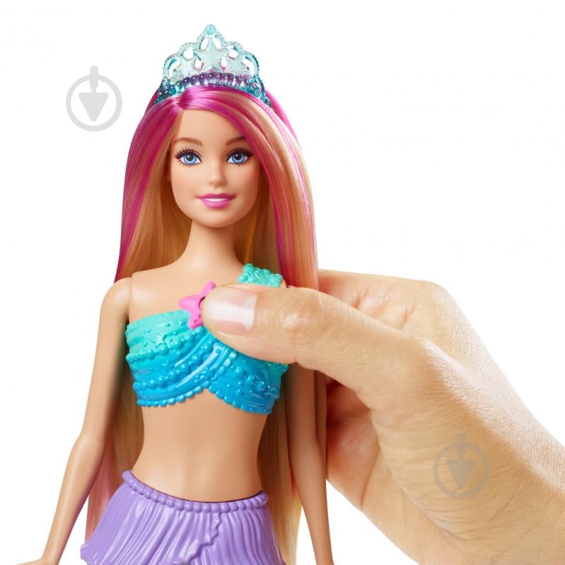 Лялька Barbie русалка "Сяючий хвостик" серії Дрімтопія HDJ36 - фото 3