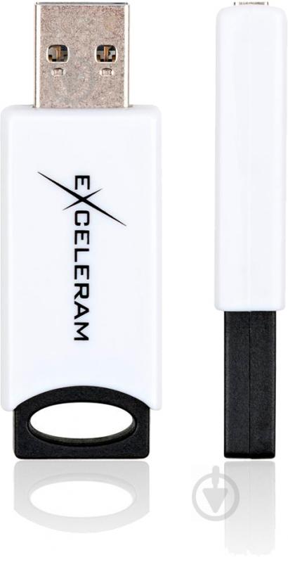 Флеш-пам'ять USB Exceleram H2 Series 8 ГБ USB 2.0 white (EXU2H2W08) - фото 3