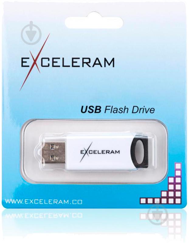 Флеш-пам'ять USB Exceleram H2 Series 8 ГБ USB 2.0 white (EXU2H2W08) - фото 6