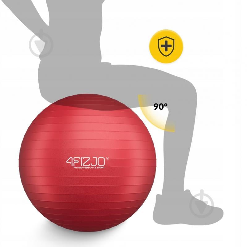 Фітбол 4fizjo Anti-Burst Red d75 см P-5907739316356 - фото 11 Фітбол 4fizjo Anti-Burst Red d75 см P-5907739316356 - фото 11