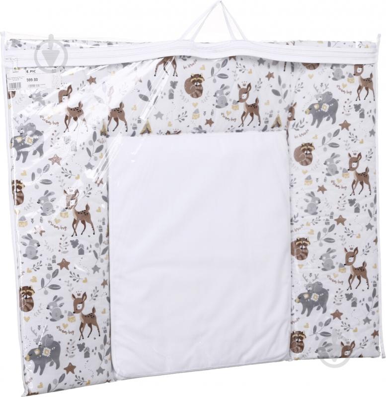 Пеленальный матрасик Forest animals beige (426.19) Baby Veres 72x80 см - фото 6