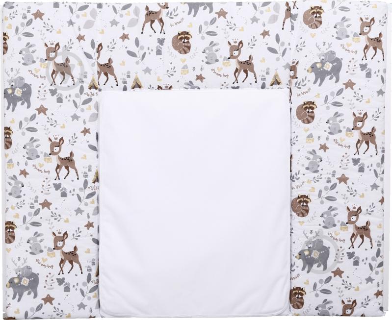 Пеленальный матрасик Forest animals beige (426.19) Baby Veres 72x80 см - фото 2