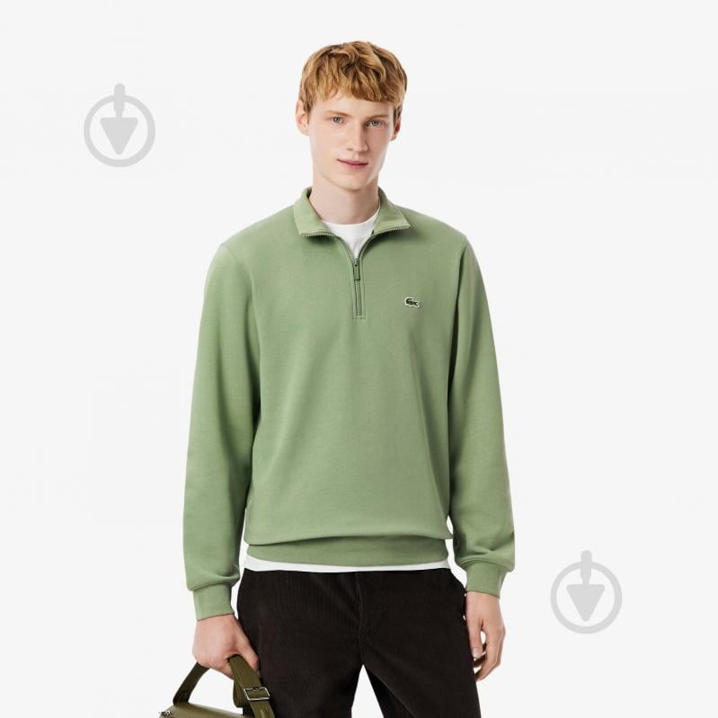 Джемпер Lacoste SH9774S86 р.2XL зелений - фото 1 Джемпер Lacoste SH9774S86 р.2XL зелений - фото 1
