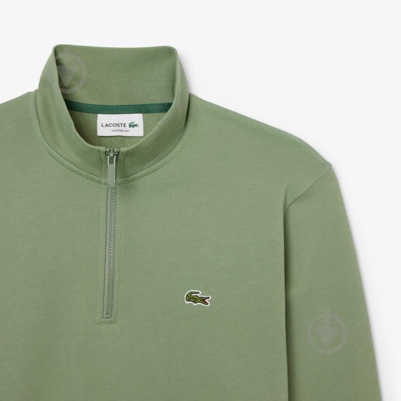 Джемпер Lacoste SH9774S86 р.2XL зелений - фото 5 Джемпер Lacoste SH9774S86 р.2XL зелений - фото 5