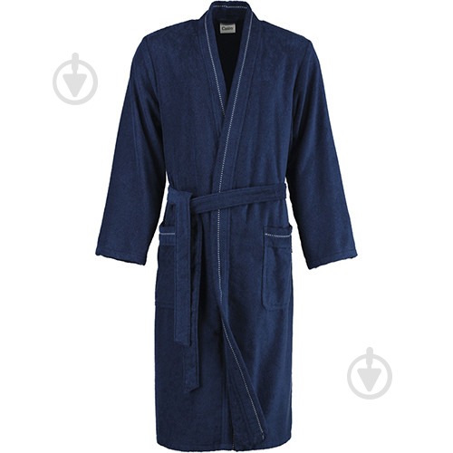 Халат чоловічий Cawo Kimono р. 48 синій 4511013348 - фото 1