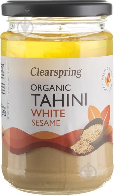 Тахина Clearspring из семян белого кунжута 280 г - фото 1 Тахина Clearspring из семян белого кунжута 280 г - фото 1