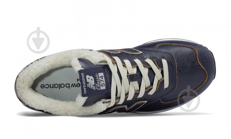 Кросівки чоловічі зимові New Balance ML574WNF р.42,5 темно-сині - фото 3
