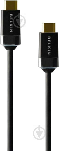 Кабель Belkin HDMI – HDMI 1 м черный (HDMI0017-1M) Standard - фото 1