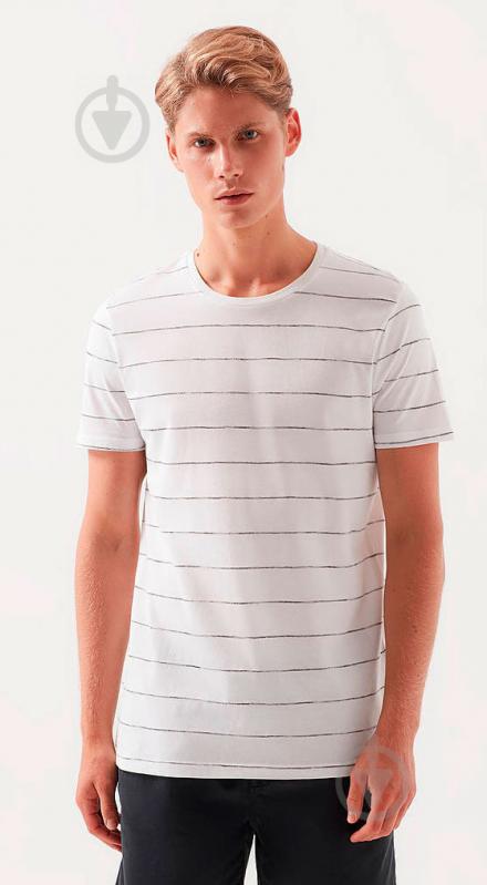 Футболка Mavi STRIPE TEE 065896-620 р.XL серый - фото 1