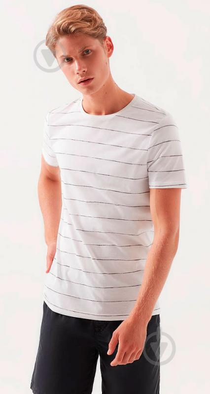 Футболка Mavi STRIPE TEE 065896-620 р.XL серый - фото 2