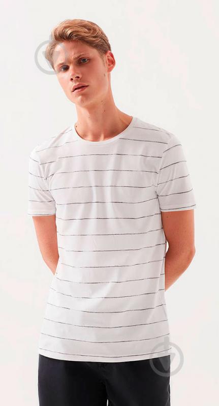 Футболка Mavi STRIPE TEE 065896-620 р.XL сірий - фото 3