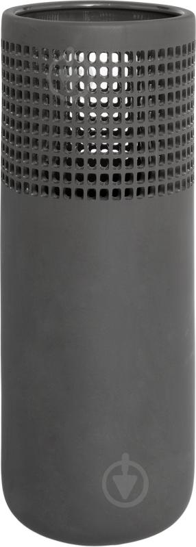 Ваза керамическая Cape town 12,5х12,5х37 см 36 см черная HONGHUI H15304L-H-BLACK - фото 1