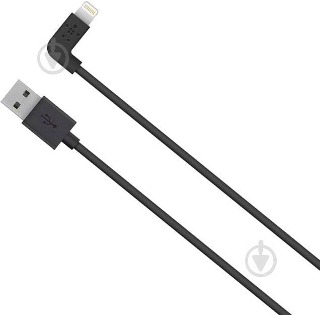 Кабель Belkin Lightning – USB 1,2 м черный (F8J147BT04-BLK) Mixit - фото 1