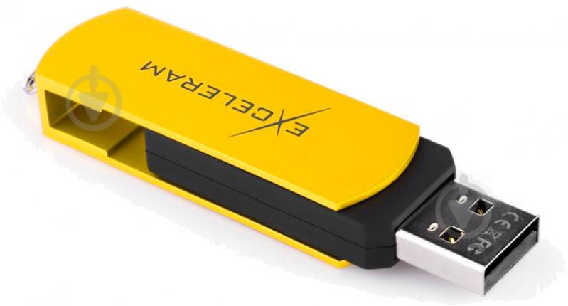 Флеш-пам'ять USB Exceleram P2 Series 32 ГБ USB 2.0 yellow (EXP2U2Y2B32) - фото 2