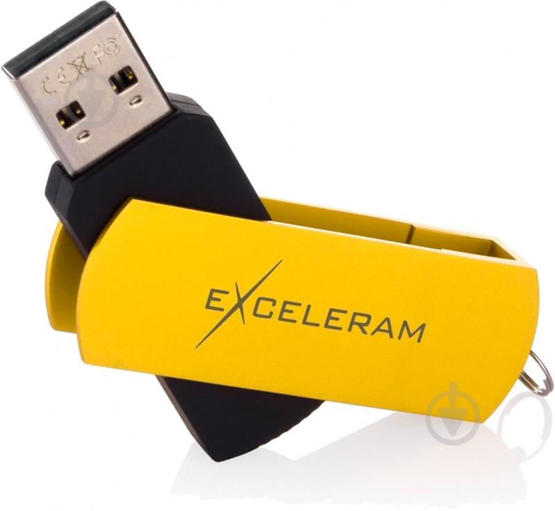 Флеш-память USB Exceleram P2 Series 32 ГБ USB 2.0 yellow (EXP2U2Y2B32) - фото 3