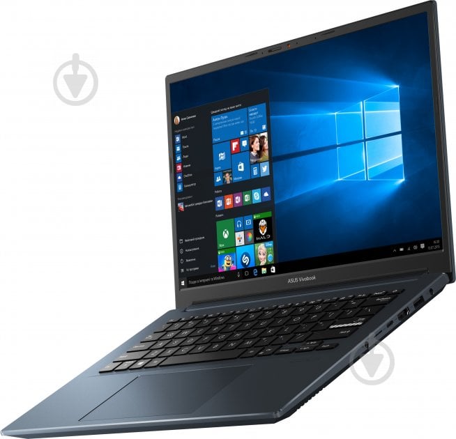 Ноутбук Asus Vivobook Pro 14 OLED M3401QA-KM012T 14 (90NB0VZ2-M00290) blue - фото 7