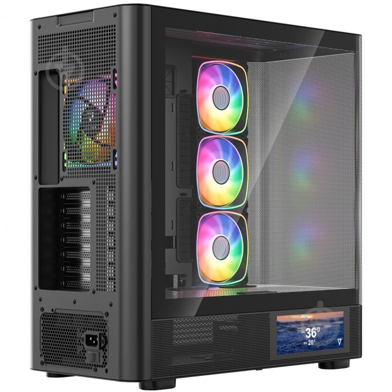 Корпус Modecom VOLCANO AQ400 ARGB MIDI (MC-A-AQ400-4FA-B) - фото 6