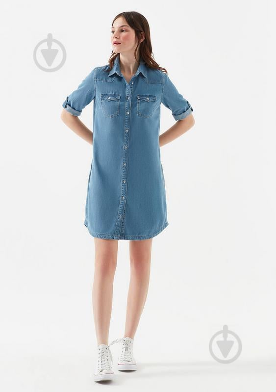 Платье Mavi denim dress 130420-26176 р.S синий - фото 1