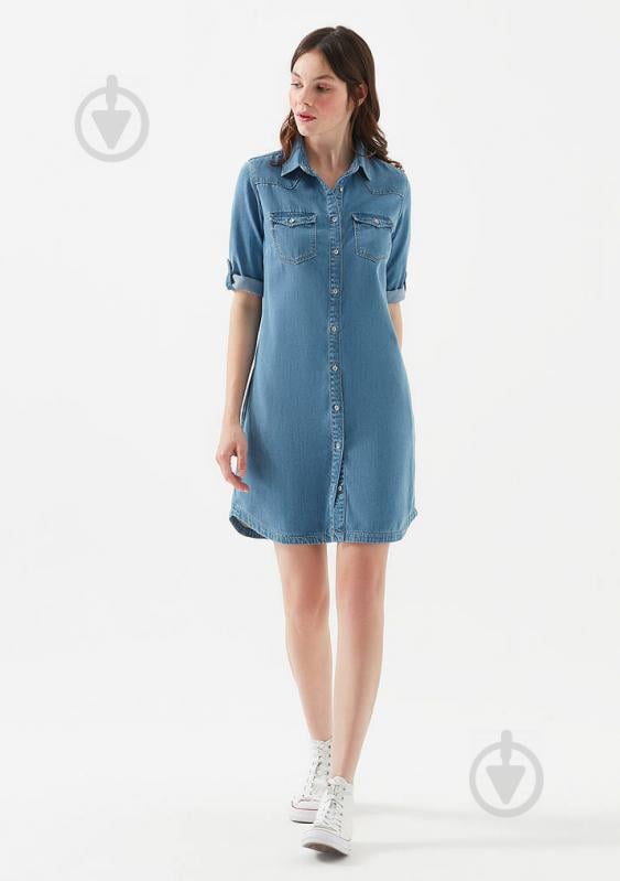 Платье Mavi denim dress 130420-26176 р.S синий - фото 2