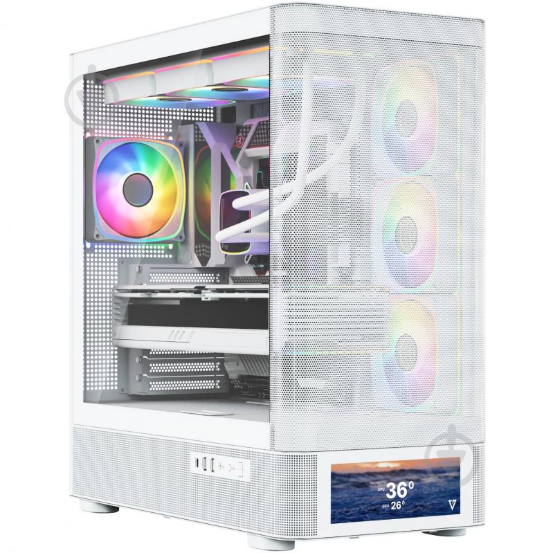 Корпус Modecom VOLCANO AQ500 ARGB MIDI (MC-A-AQ500-4FA-W) - фото 12