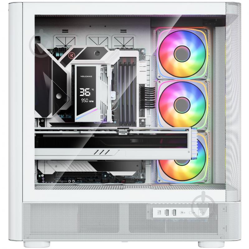 Корпус Modecom VOLCANO AQ500 ARGB MIDI (MC-A-AQ500-4FA-W) - фото 13