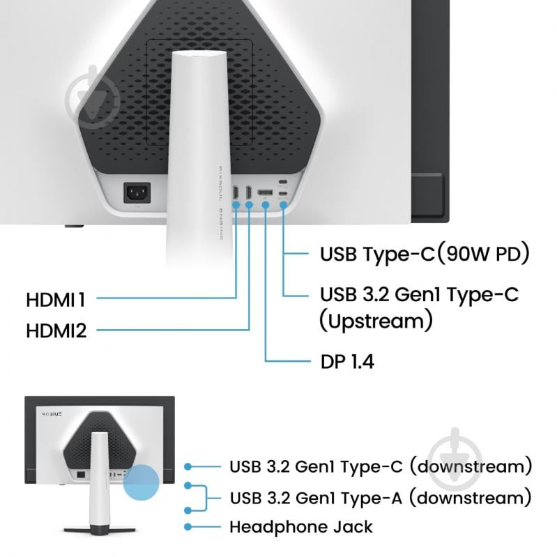 Монитор BenQ EX271UZ 26,5" (9H.LP2LA.TBE) - фото 9