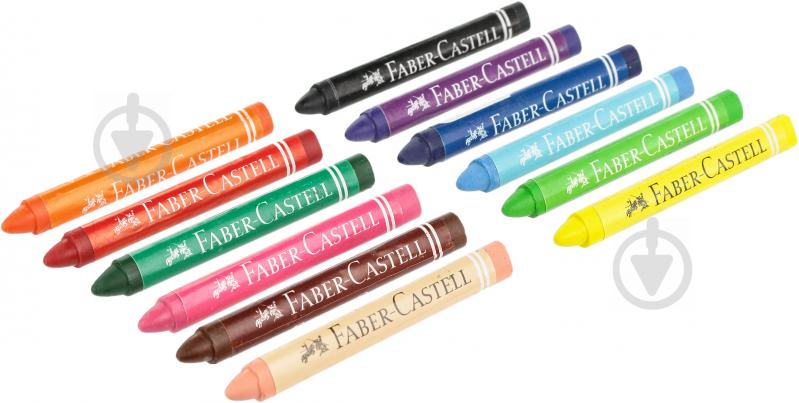 Олівці воскові тригранні Faber-Castell - фото 2