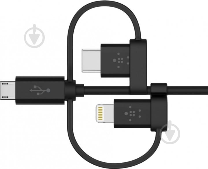 Кабель Belkin USB Type-A – USB Type-C 1,2 м black (F8J050BT04-BLK) - фото 2