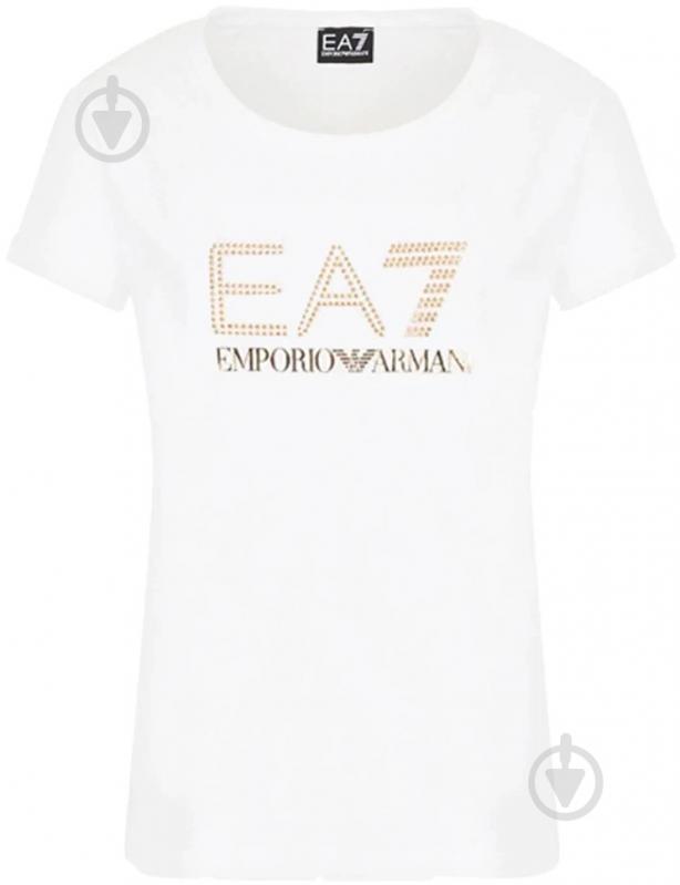 Футболка EA7 T-SHIRT LOGO SERIES 3LTT23-TJDQZ-1100 р.XS белый - фото 3