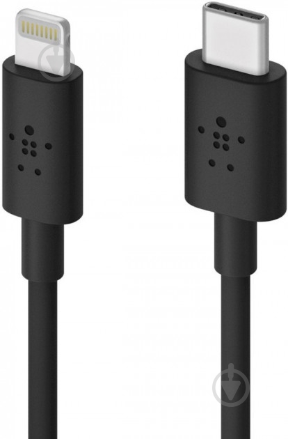 Кабель Belkin Lightning - USB Type-C 1,2 м black (F8J239BT04-BLK) - фото 2