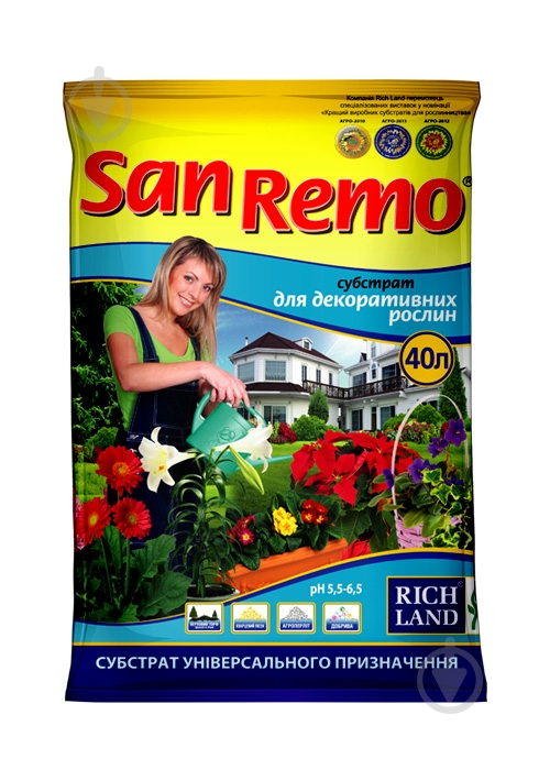Субстрат San Remo для декоративных 40 л - фото 1