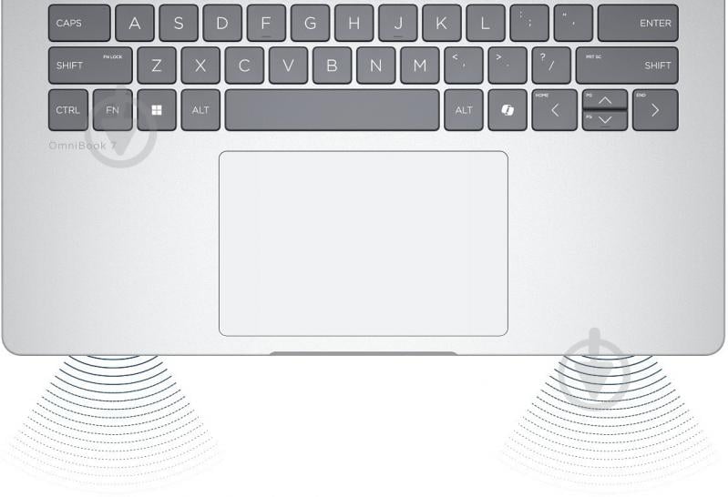 Ноутбук HP OmniBook 7 14-fs0003ua 14" (C3UT7EA) glacier silver - фото 8 Ноутбук HP OmniBook 7 14-fs0003ua 14" (C3UT7EA) glacier silver - фото 8