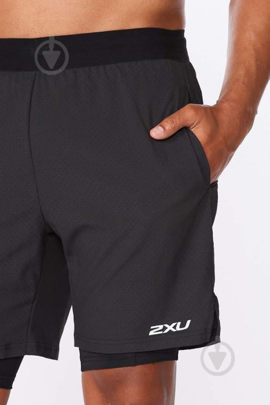 Шорти 2XU Aero 2-in-1 7 Inch Shorts MR6536b_BLK/SRF р. L чорний - фото 3