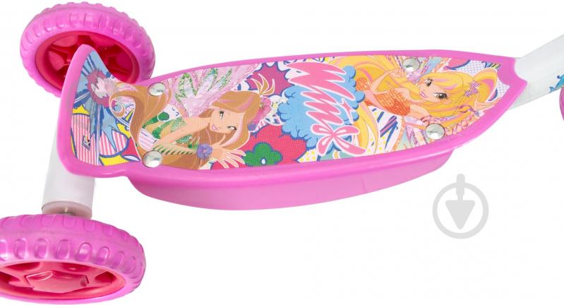 Самокат Hot Wheels Winx лицензионный белый с розовым Т56810 - фото 4