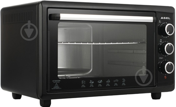 Электрическая печь Asel АF50-33 черная - фото 1