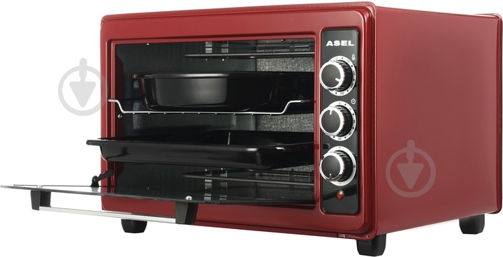 Электрическая печь Asel AF33-23_красный - фото 3 Электрическая печь Asel AF33-23_красный - фото 3