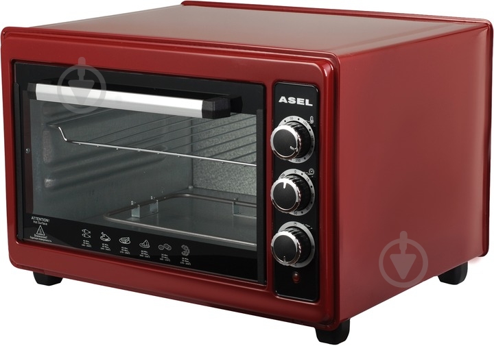 Электрическая печь Asel AF33-23_красный - фото 1 Электрическая печь Asel AF33-23_красный - фото 1