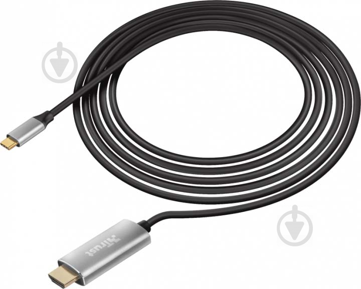 Кабель Trust USB Type-C – HDMI 1,8 м black (23332) - фото 2