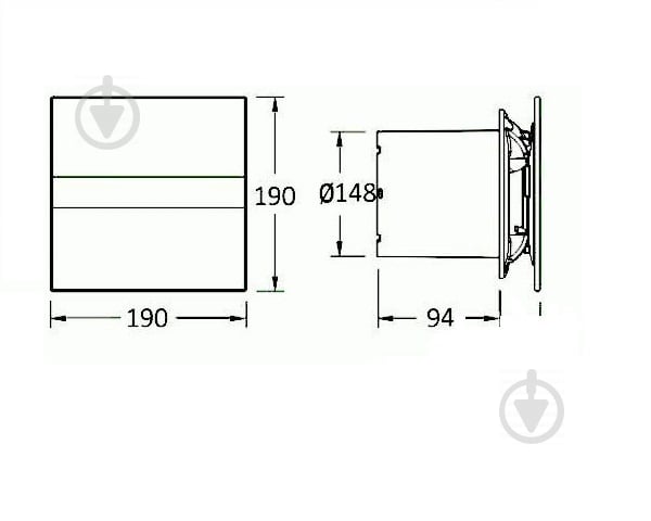 Вытяжной вентилятор Cata E-150 GT TIMER 902100 - фото 7