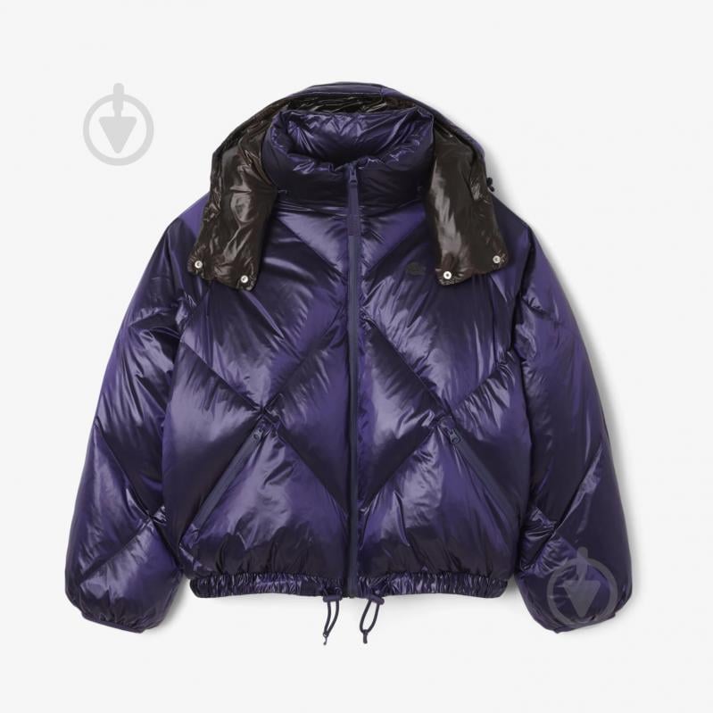 Куртка женская зимняя Lacoste Oversized Water-Repellent Down Jacket BF53266PI р.L фиолетовая - фото 5 Куртка женская зимняя Lacoste Oversized Water-Repellent Down Jacket BF53266PI р.L фиолетовая - фото 5