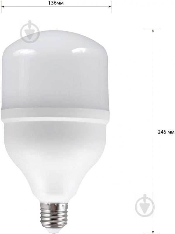 Лампа світлодіодна Светкомплект 45 Вт T140 матова E27 220 В 6000 К - фото 4