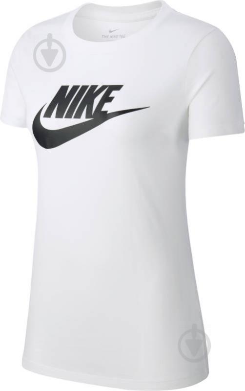 Футболка Nike W NSW TEE ESSNTL ICON FUTUR BV6169-100 р.XL белый - фото 1