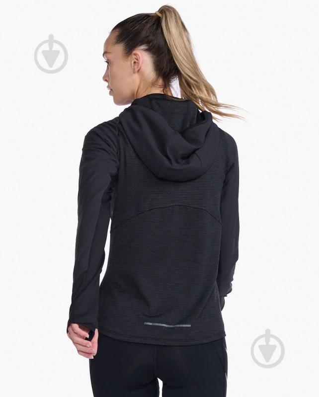 Джемпер 2XU Ignition Shield Hooded Mid-Lyr WR6833a_BLK/BRF р.XL чорний - фото 2