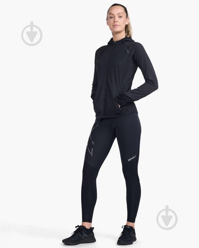 Джемпер 2XU Ignition Shield Hooded Mid-Lyr WR6833a_BLK/BRF р.XL чорний - фото 3