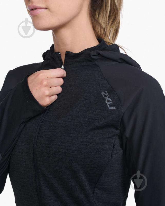 Джемпер 2XU Ignition Shield Hooded Mid-Lyr WR6833a_BLK/BRF р.XL чорний - фото 5