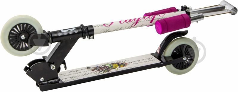Самокат POWERSLIDE Playlife Skull&Roses черный 850031/4 - фото 2