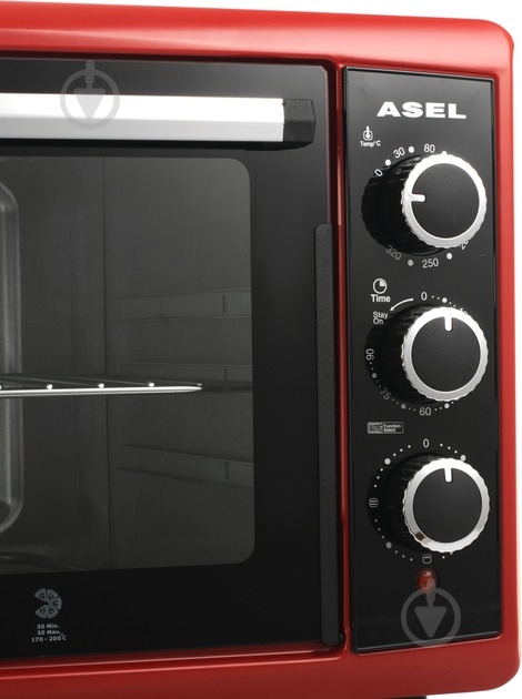 Электрическая печь Asel АF50-23_красный - фото 4 Электрическая печь Asel АF50-23_красный - фото 4